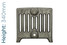 CA-RA9340-TH - Carron Rathmell 9 Column Cast Iron Radiator H340 x W2452mm CA-RA9340-TH - Carron Rathmell 9 Column Cast Iron Radiator H340 x W2452mm